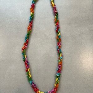 Vintage Multicolor Beaded Necklace